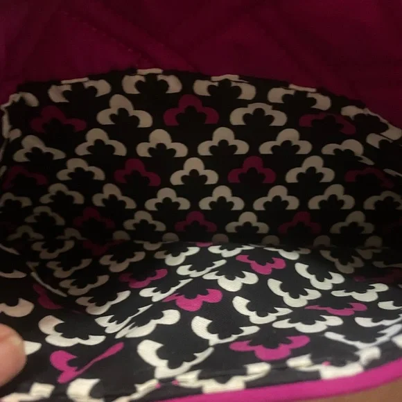 Vera Bradley Fuchsia Quilted Crossbody Bag - Picture 6 of 7